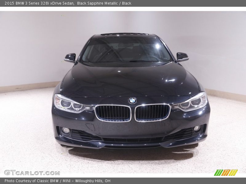 Black Sapphire Metallic / Black 2015 BMW 3 Series 328i xDrive Sedan