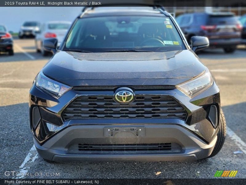 Midnight Black Metallic / Black 2019 Toyota RAV4 LE
