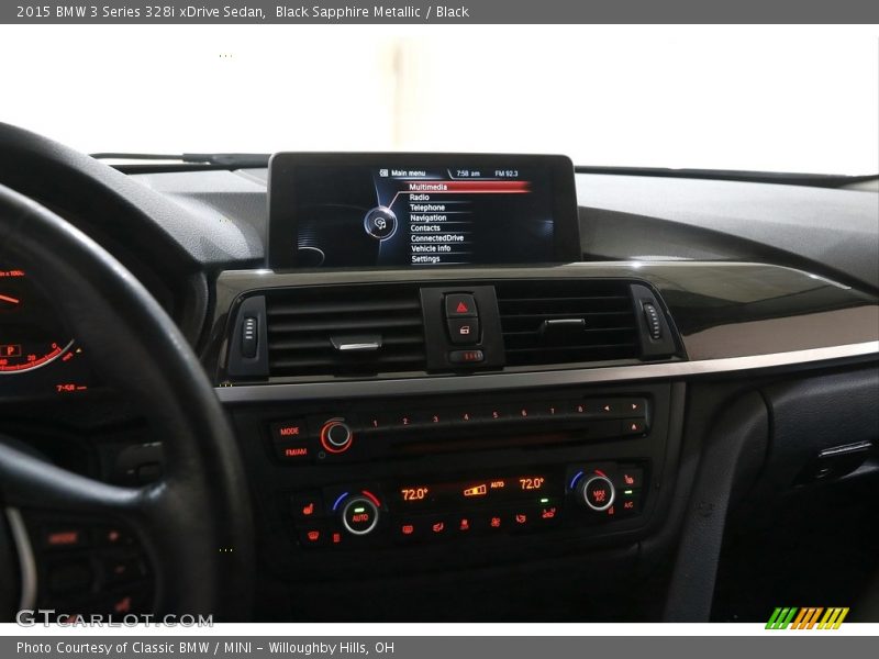 Black Sapphire Metallic / Black 2015 BMW 3 Series 328i xDrive Sedan
