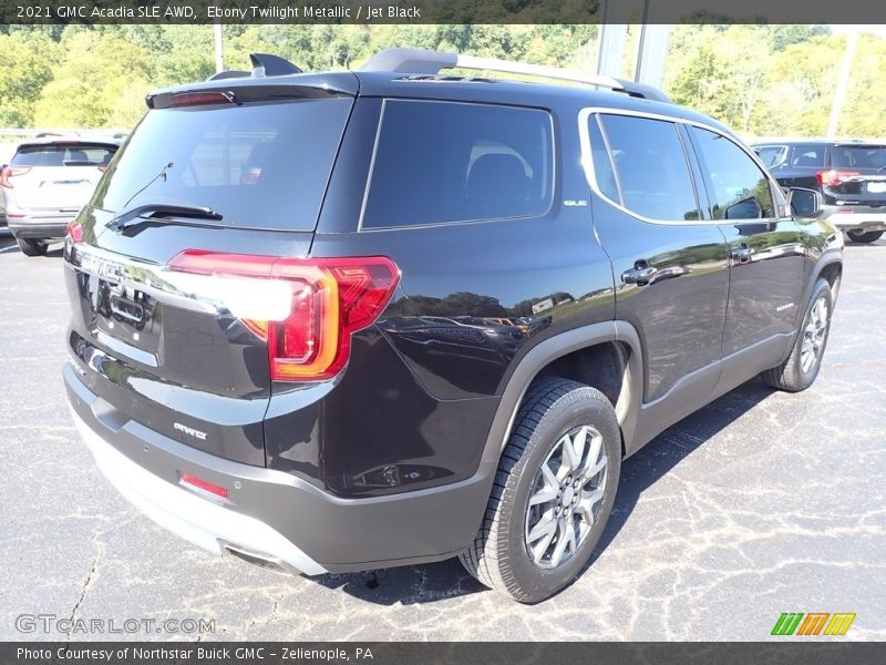 Ebony Twilight Metallic / Jet Black 2021 GMC Acadia SLE AWD