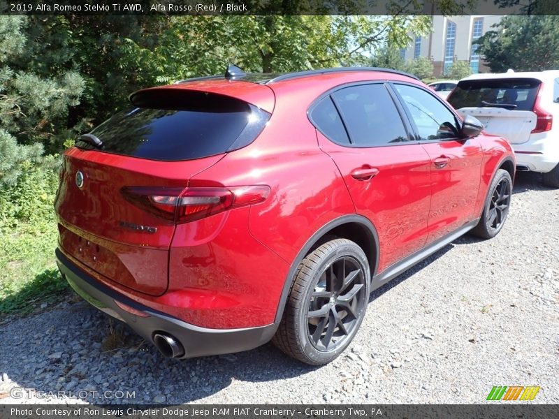 Alfa Rosso (Red) / Black 2019 Alfa Romeo Stelvio Ti AWD