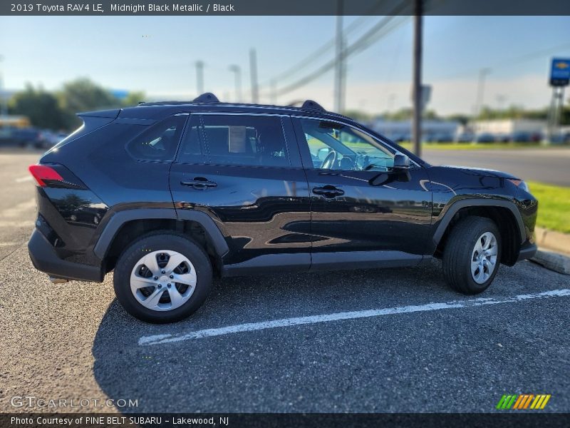 Midnight Black Metallic / Black 2019 Toyota RAV4 LE