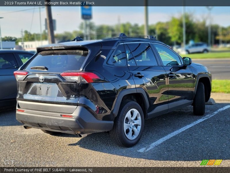 Midnight Black Metallic / Black 2019 Toyota RAV4 LE