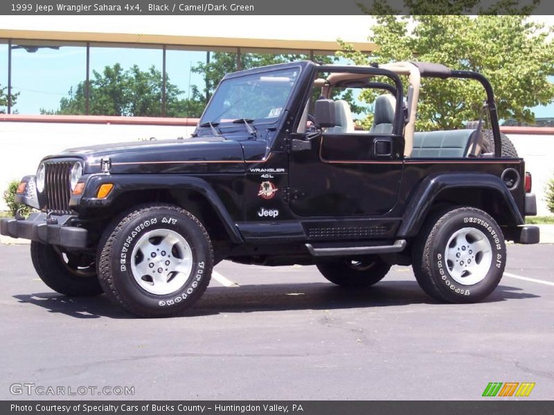 Black / Camel/Dark Green 1999 Jeep Wrangler Sahara 4x4