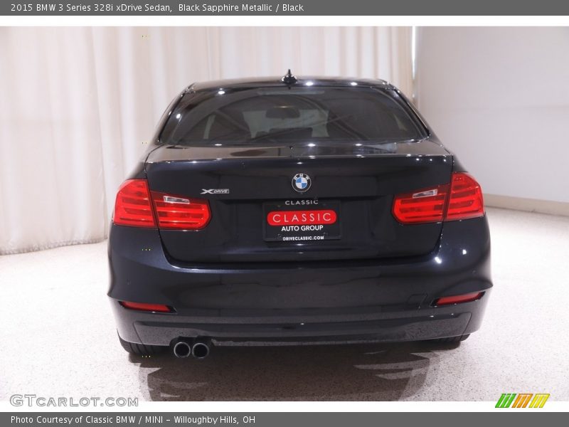 Black Sapphire Metallic / Black 2015 BMW 3 Series 328i xDrive Sedan