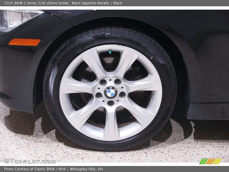 Black Sapphire Metallic / Black 2015 BMW 3 Series 328i xDrive Sedan