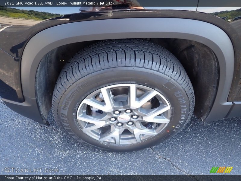 Ebony Twilight Metallic / Jet Black 2021 GMC Acadia SLE AWD