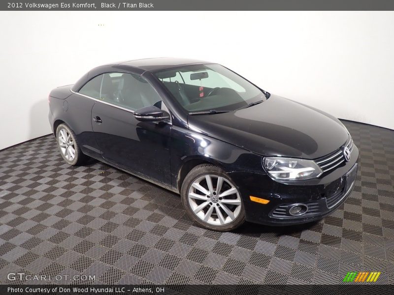 Black / Titan Black 2012 Volkswagen Eos Komfort