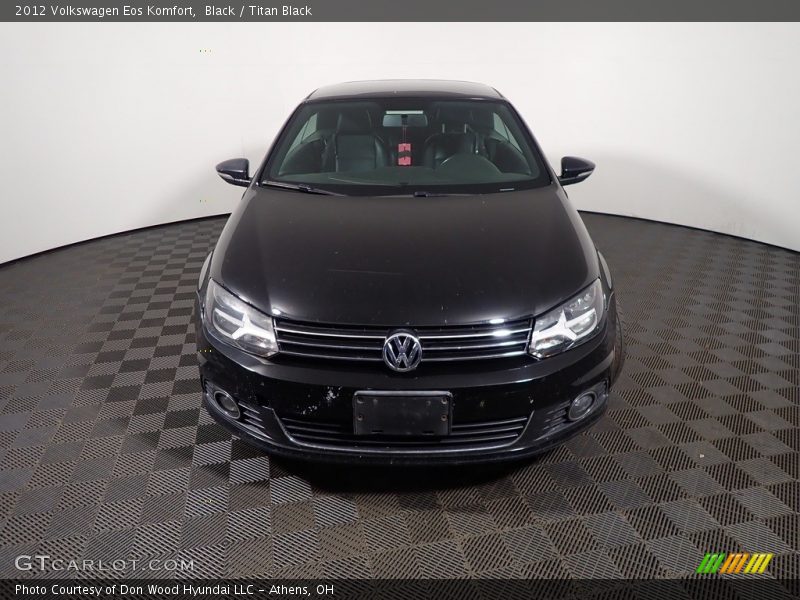 Black / Titan Black 2012 Volkswagen Eos Komfort
