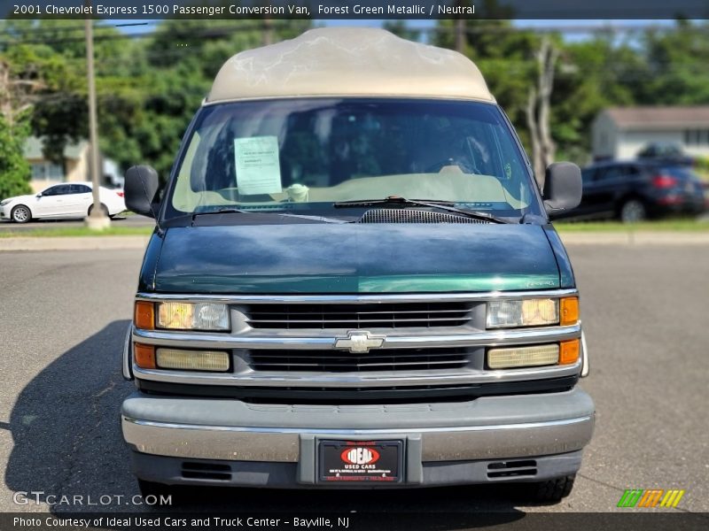 Forest Green Metallic / Neutral 2001 Chevrolet Express 1500 Passenger Conversion Van