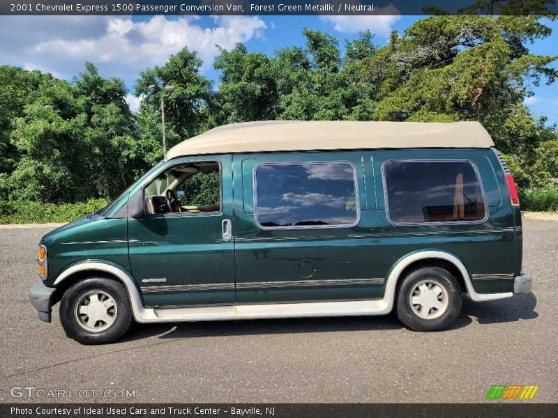  2001 Express 1500 Passenger Conversion Van Forest Green Metallic