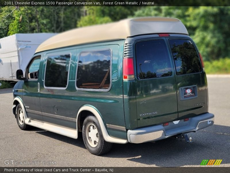 Forest Green Metallic / Neutral 2001 Chevrolet Express 1500 Passenger Conversion Van