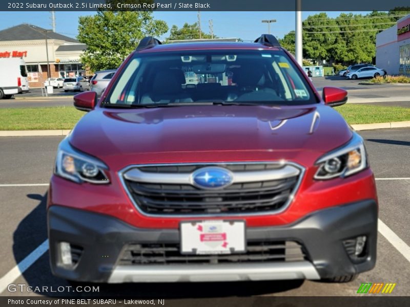 Crimson Red Pearl / Slate Black 2022 Subaru Outback 2.5i Limited