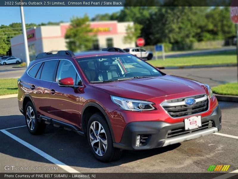 Crimson Red Pearl / Slate Black 2022 Subaru Outback 2.5i Limited