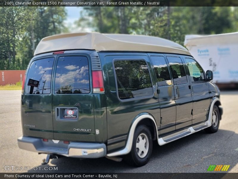 Forest Green Metallic / Neutral 2001 Chevrolet Express 1500 Passenger Conversion Van
