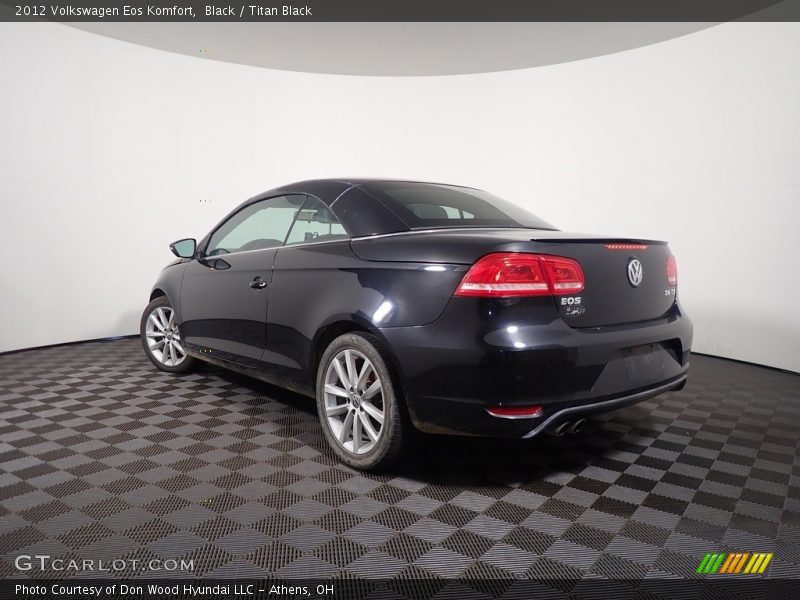 Black / Titan Black 2012 Volkswagen Eos Komfort