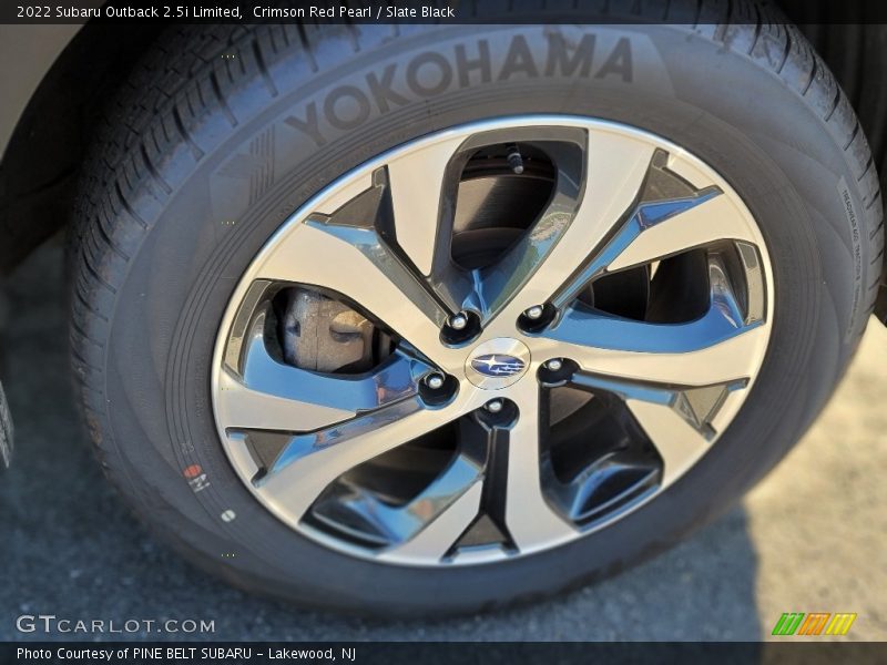 Crimson Red Pearl / Slate Black 2022 Subaru Outback 2.5i Limited
