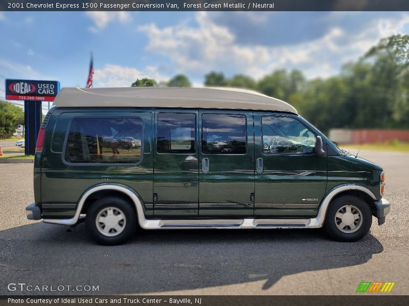 Forest Green Metallic / Neutral 2001 Chevrolet Express 1500 Passenger Conversion Van