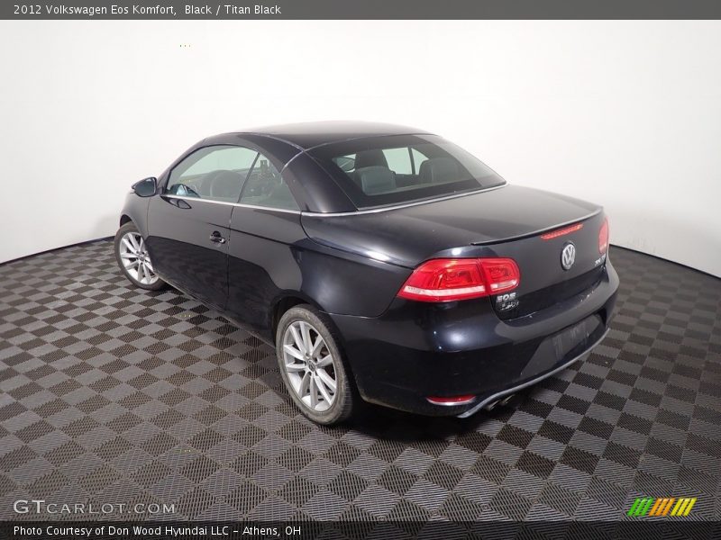 Black / Titan Black 2012 Volkswagen Eos Komfort