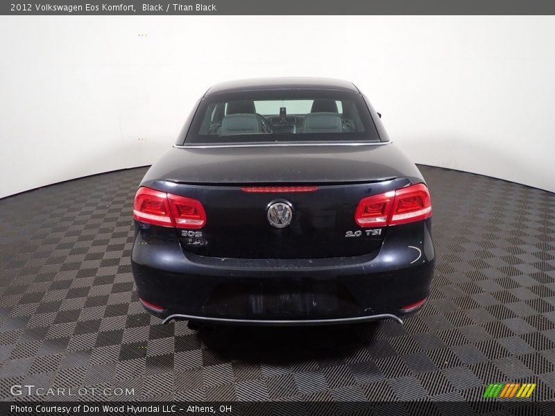 Black / Titan Black 2012 Volkswagen Eos Komfort