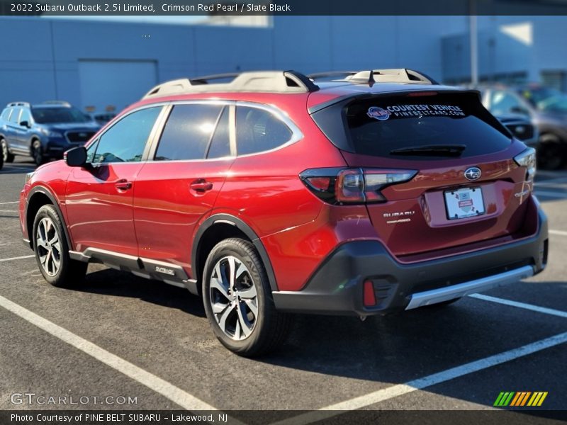 Crimson Red Pearl / Slate Black 2022 Subaru Outback 2.5i Limited