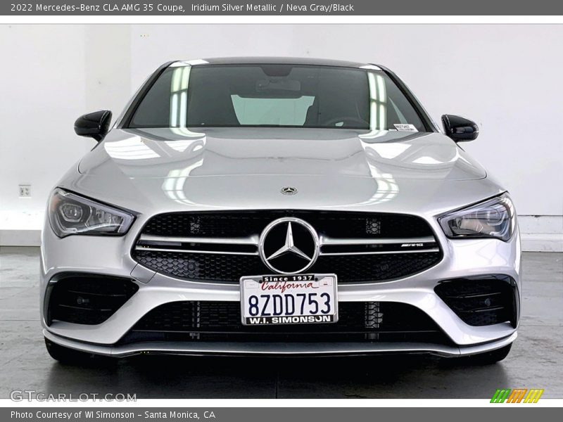 Iridium Silver Metallic / Neva Gray/Black 2022 Mercedes-Benz CLA AMG 35 Coupe