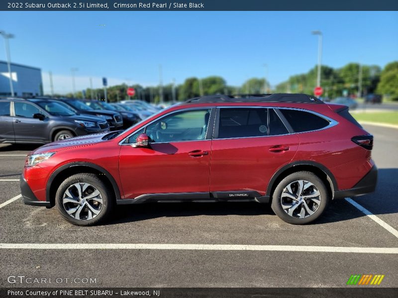 Crimson Red Pearl / Slate Black 2022 Subaru Outback 2.5i Limited