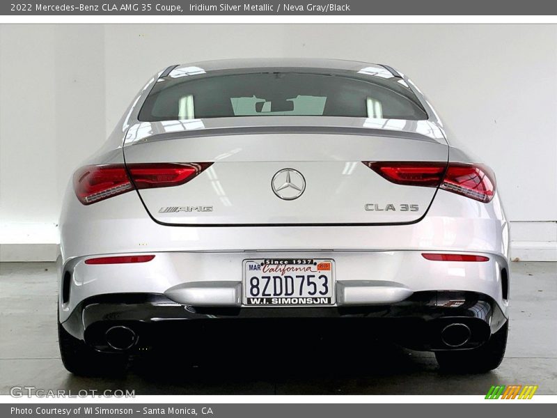 Iridium Silver Metallic / Neva Gray/Black 2022 Mercedes-Benz CLA AMG 35 Coupe