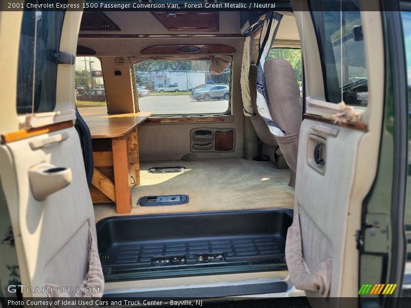 Forest Green Metallic / Neutral 2001 Chevrolet Express 1500 Passenger Conversion Van