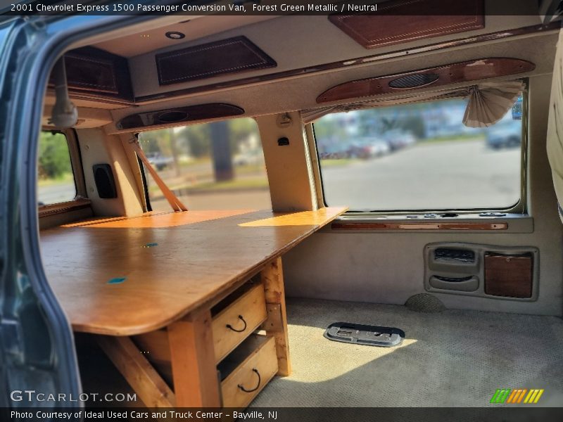 Forest Green Metallic / Neutral 2001 Chevrolet Express 1500 Passenger Conversion Van