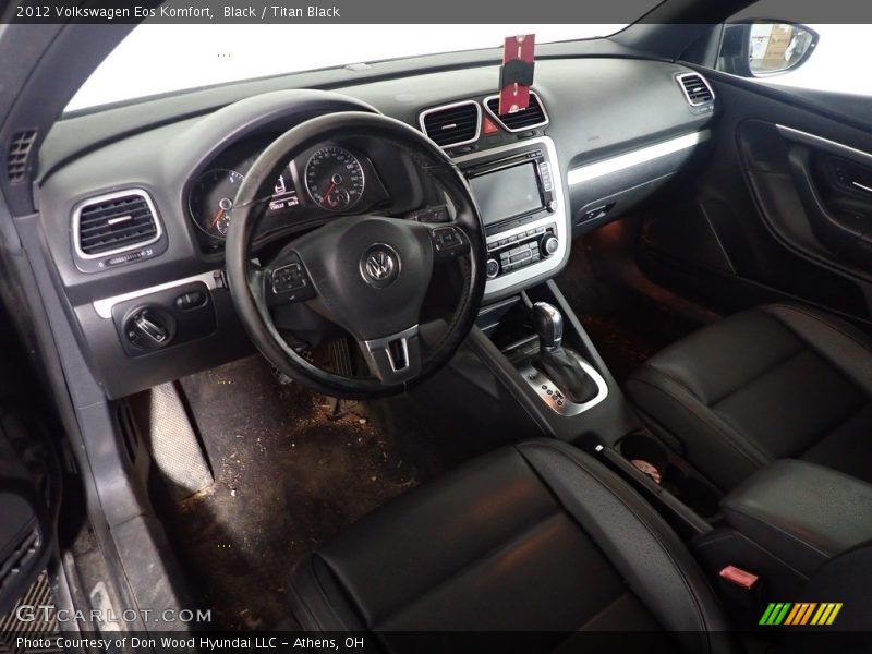 Black / Titan Black 2012 Volkswagen Eos Komfort