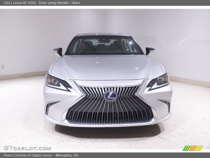 Silver Lining Metallic / Black 2021 Lexus ES 300h