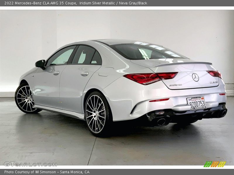 Iridium Silver Metallic / Neva Gray/Black 2022 Mercedes-Benz CLA AMG 35 Coupe
