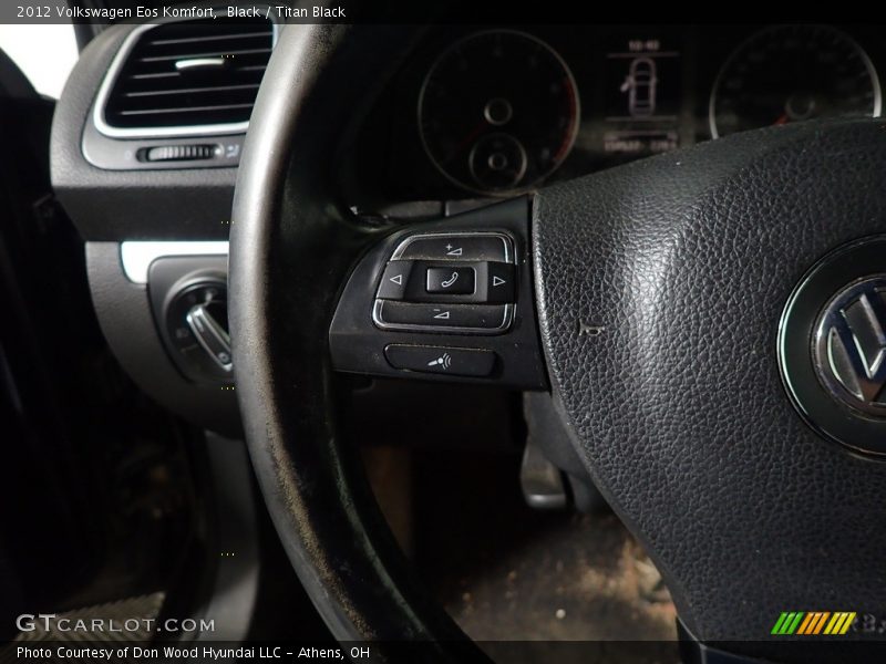 Black / Titan Black 2012 Volkswagen Eos Komfort