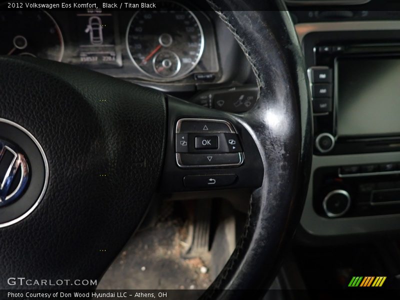 Black / Titan Black 2012 Volkswagen Eos Komfort