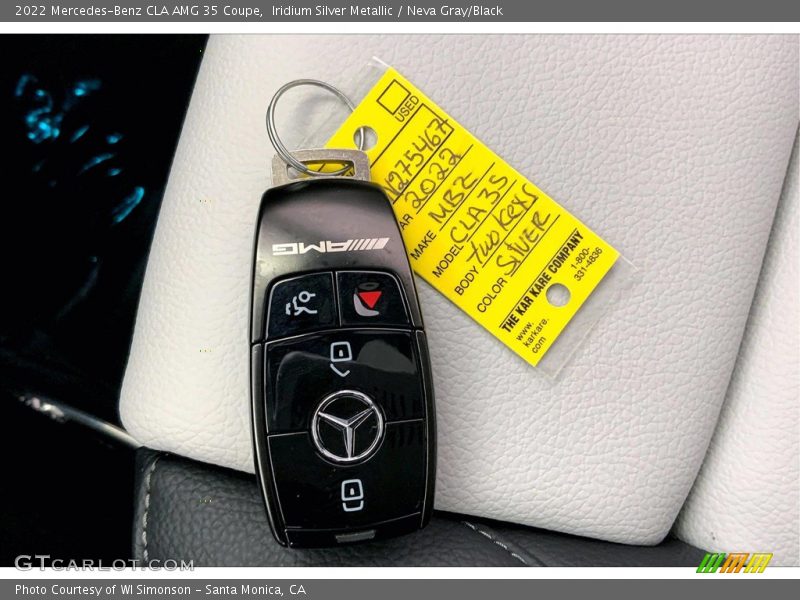 Keys of 2022 CLA AMG 35 Coupe
