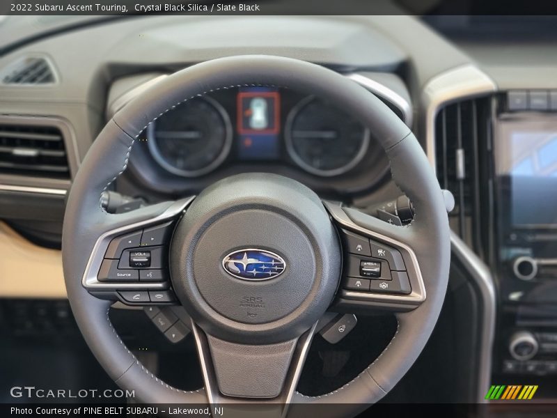 Crystal Black Silica / Slate Black 2022 Subaru Ascent Touring