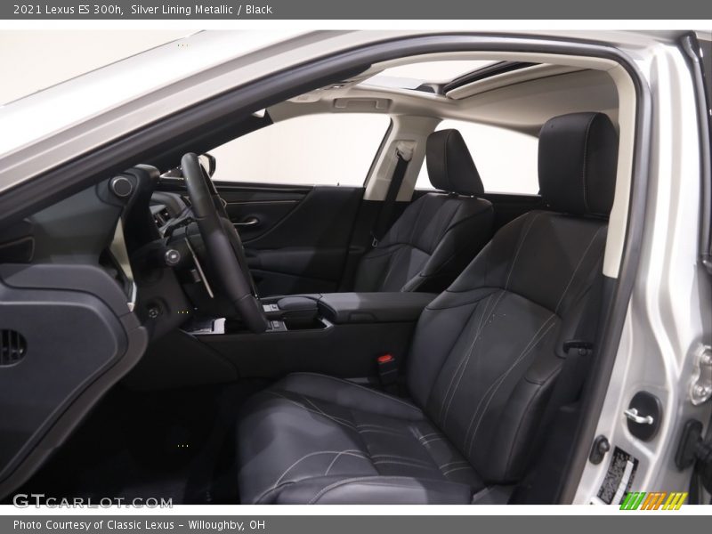 Silver Lining Metallic / Black 2021 Lexus ES 300h