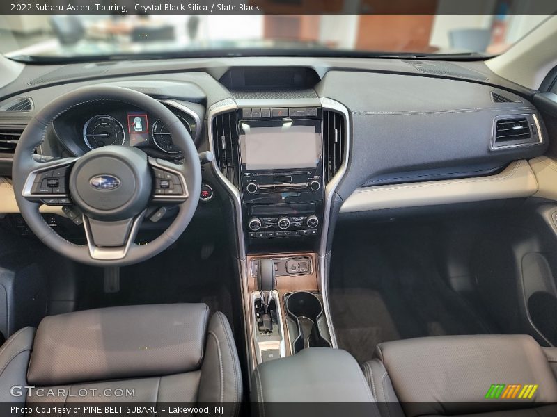 Crystal Black Silica / Slate Black 2022 Subaru Ascent Touring