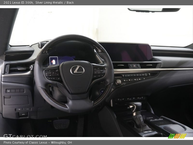 Silver Lining Metallic / Black 2021 Lexus ES 300h