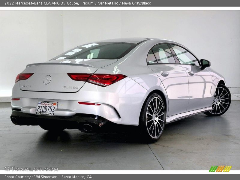 Iridium Silver Metallic / Neva Gray/Black 2022 Mercedes-Benz CLA AMG 35 Coupe