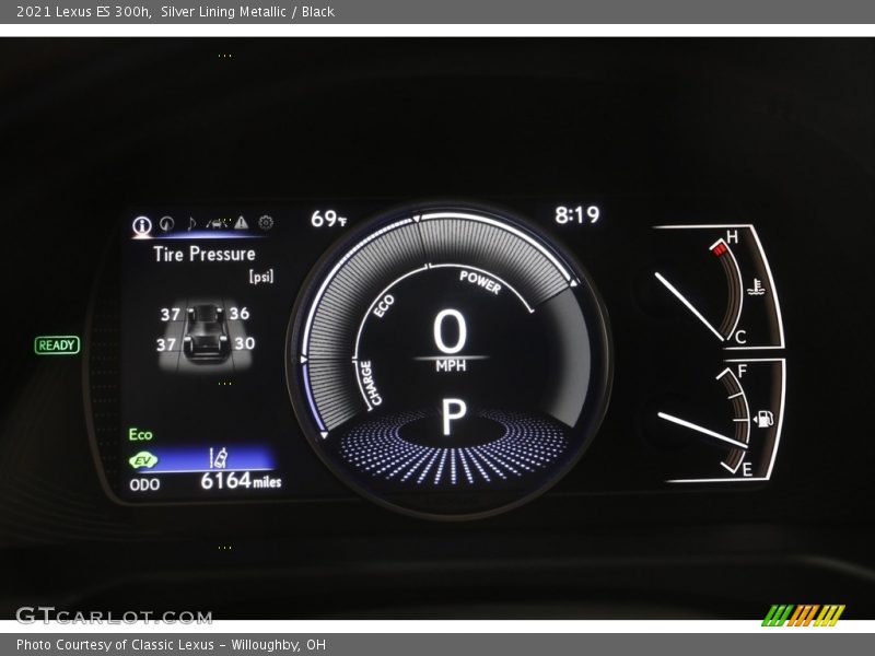 Silver Lining Metallic / Black 2021 Lexus ES 300h