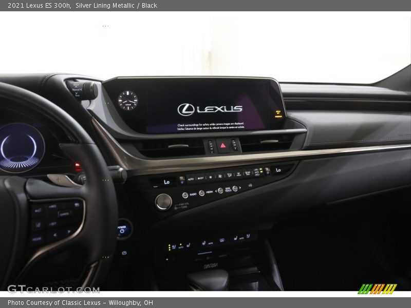 Silver Lining Metallic / Black 2021 Lexus ES 300h