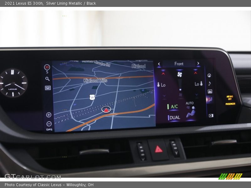 Silver Lining Metallic / Black 2021 Lexus ES 300h