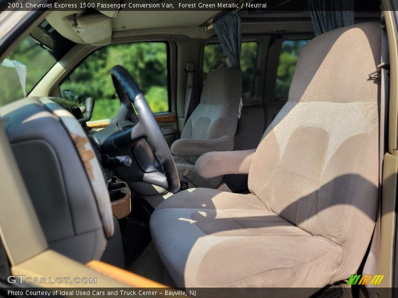 Forest Green Metallic / Neutral 2001 Chevrolet Express 1500 Passenger Conversion Van