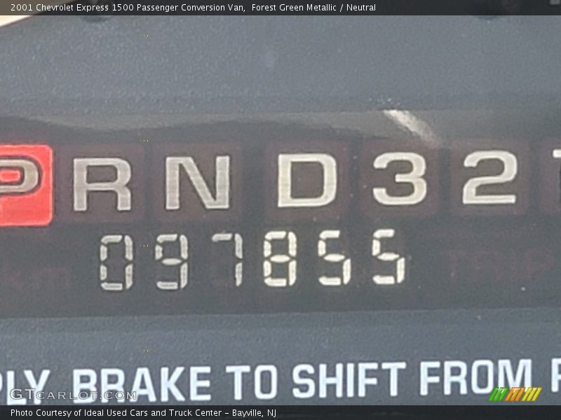 Forest Green Metallic / Neutral 2001 Chevrolet Express 1500 Passenger Conversion Van