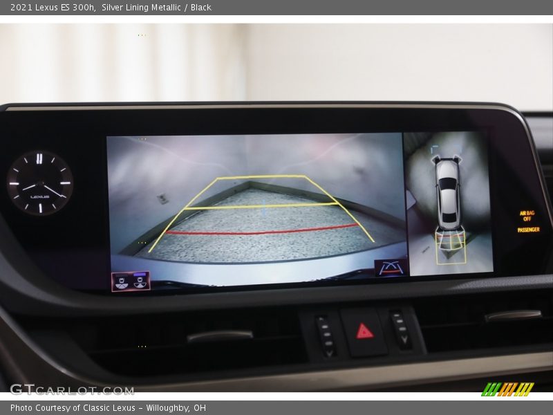 Silver Lining Metallic / Black 2021 Lexus ES 300h