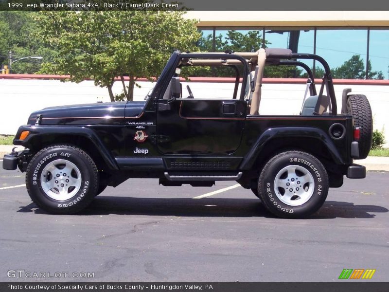 Black / Camel/Dark Green 1999 Jeep Wrangler Sahara 4x4