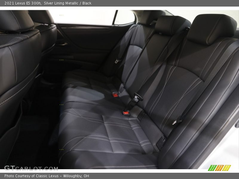 Silver Lining Metallic / Black 2021 Lexus ES 300h