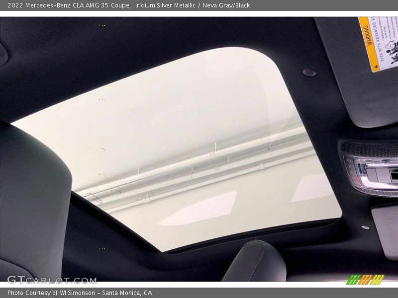 Sunroof of 2022 CLA AMG 35 Coupe